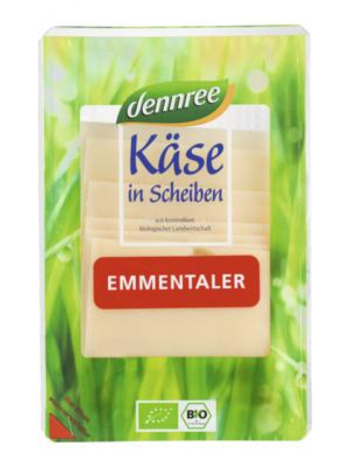 Dennree Bio Laktózmentes Ementáli szeletelt sajt 150 gr