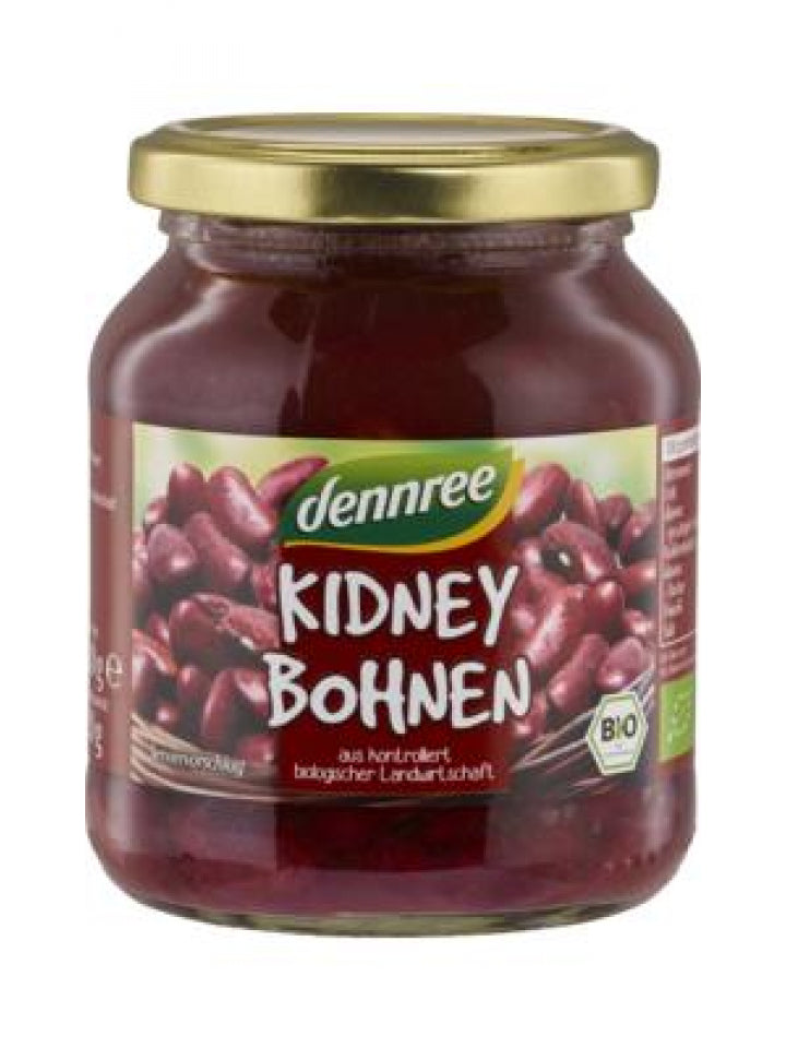 Dennree Bio Vörös vesebab üveges 360 gr