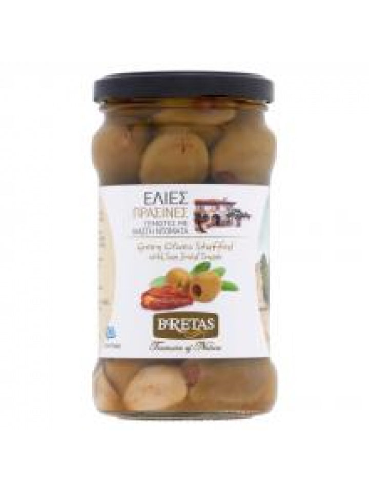 Bretas Zöld olajbogyó szárított paradicsommal töltve 314 ml